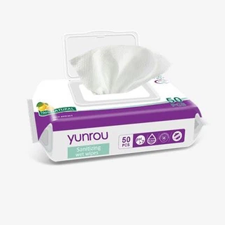 Lingettes jetables jetables dans les toilettes