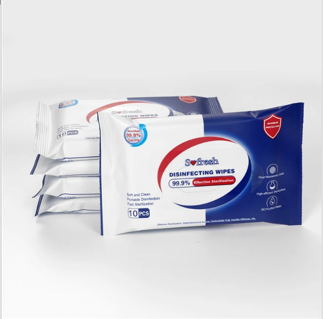 Biodegradable Disinfectant Wipes