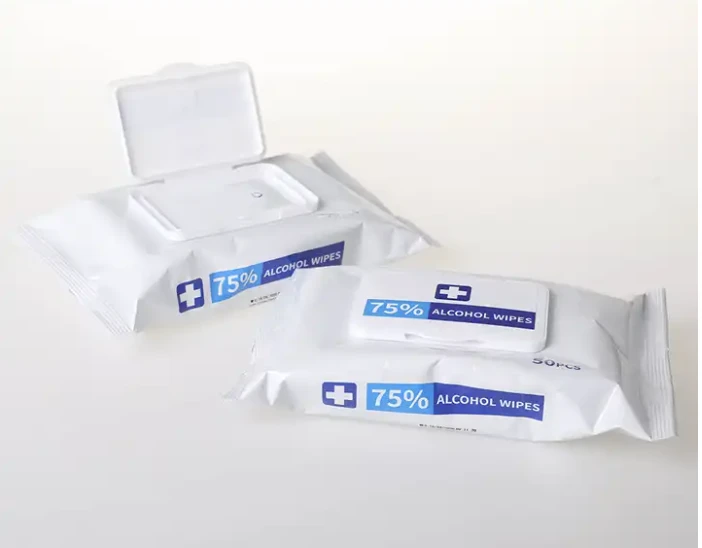 Pack souple de lingettes désinfectantes