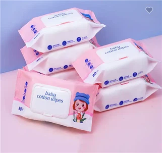 Vente de mouchoirs humides pour bébé
