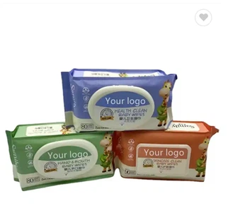 Lingettes humides pour bébé pour le visage