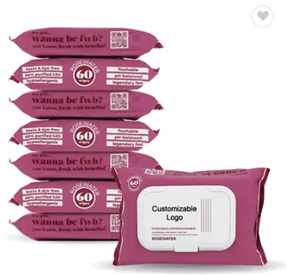 Lingettes de toilette compostables
