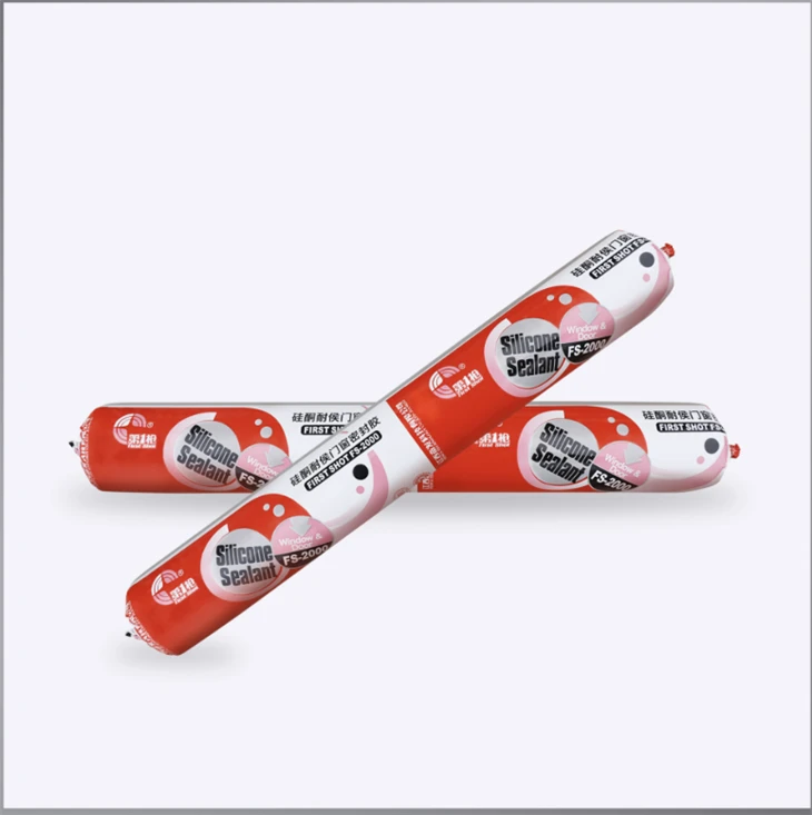 Mastic résistant aux intempéries en silicone pour la construction