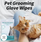 Lingettes pour gants pour animaux de compagnie